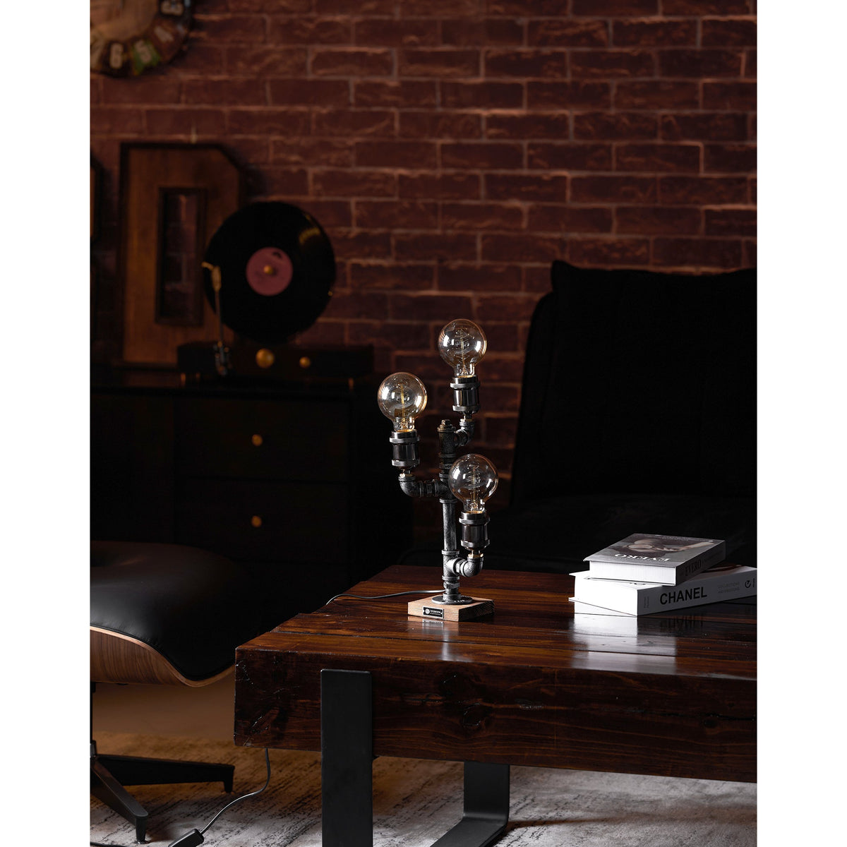 Lampada da Tavolo a Pipetta Steampunk
