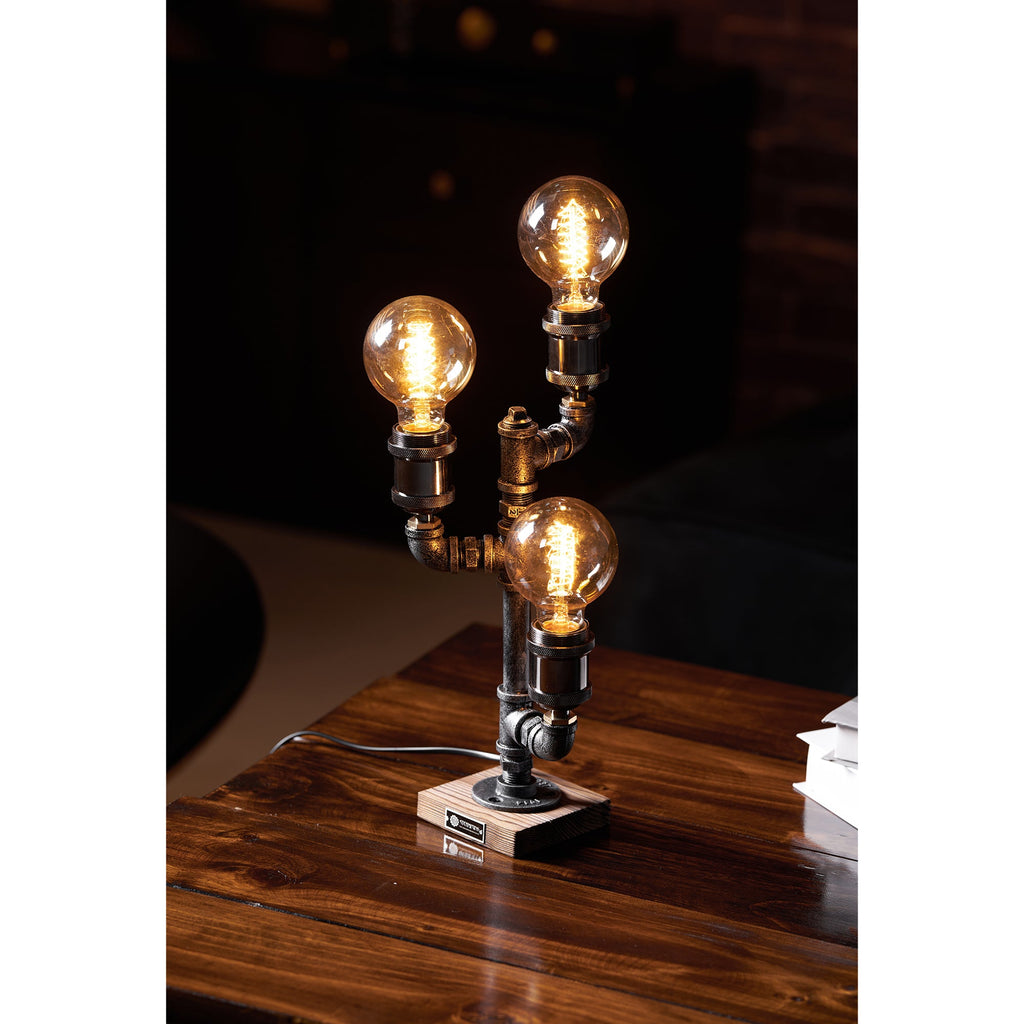 Lampada da Tavolo a Pipetta Steampunk