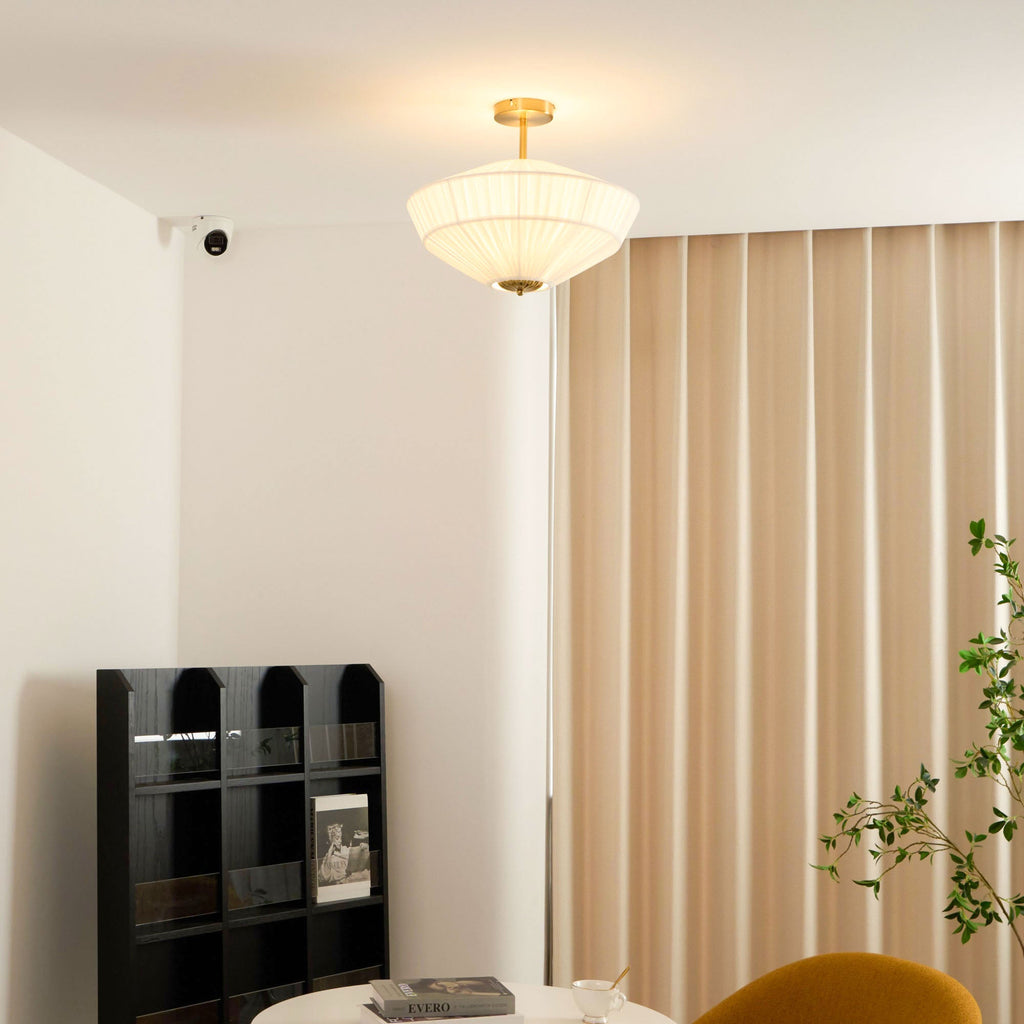 Lampada da soffitto a pieghe Stefanie