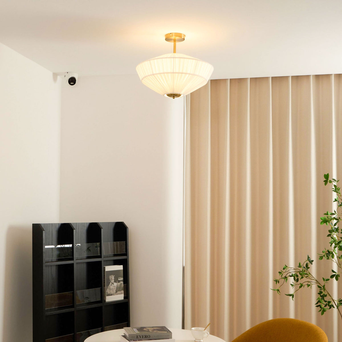 Lampada da soffitto a pieghe Stefanie