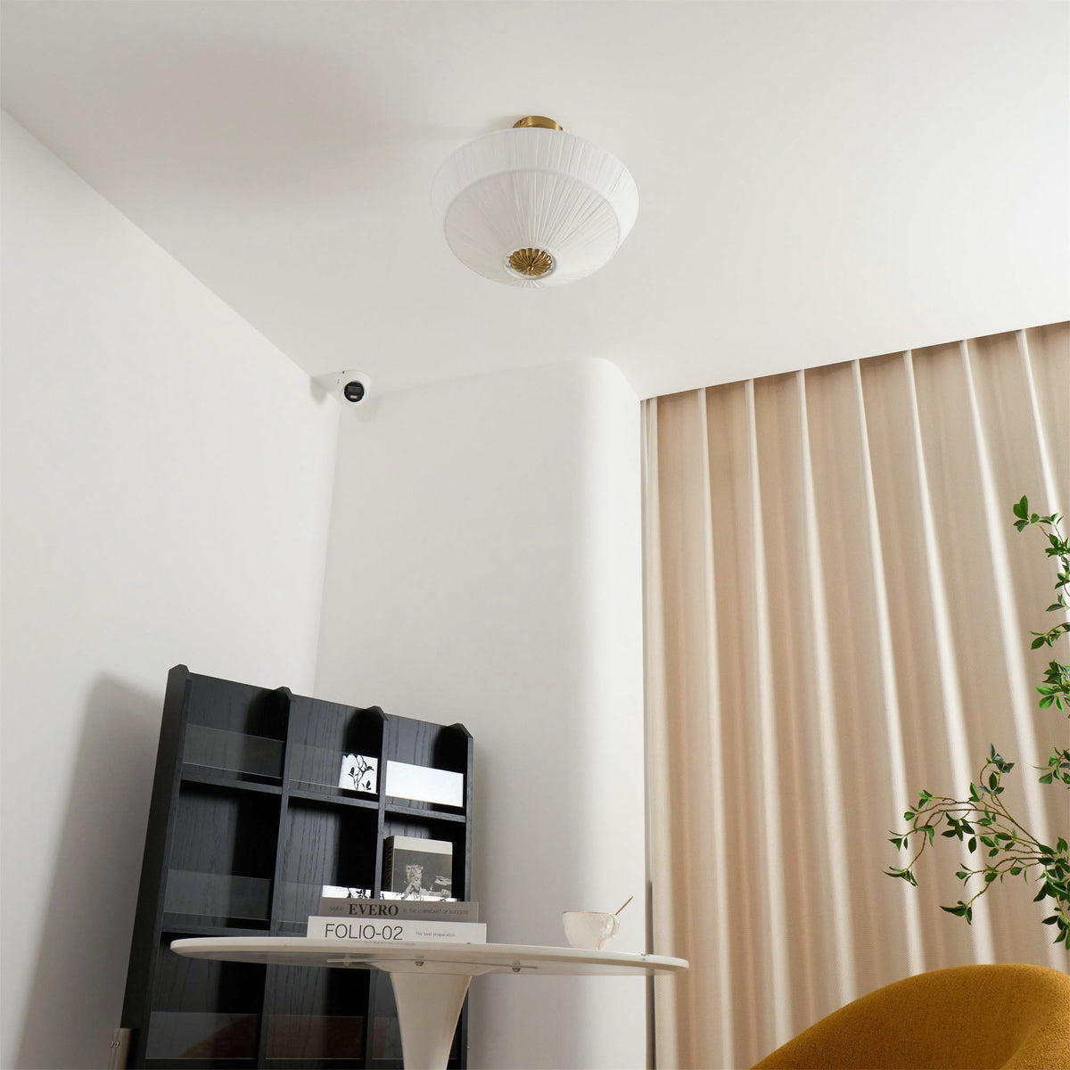 Lampada da soffitto a pieghe Stefanie