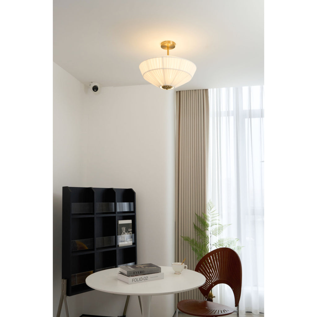 Lampada da soffitto a pieghe Stefanie