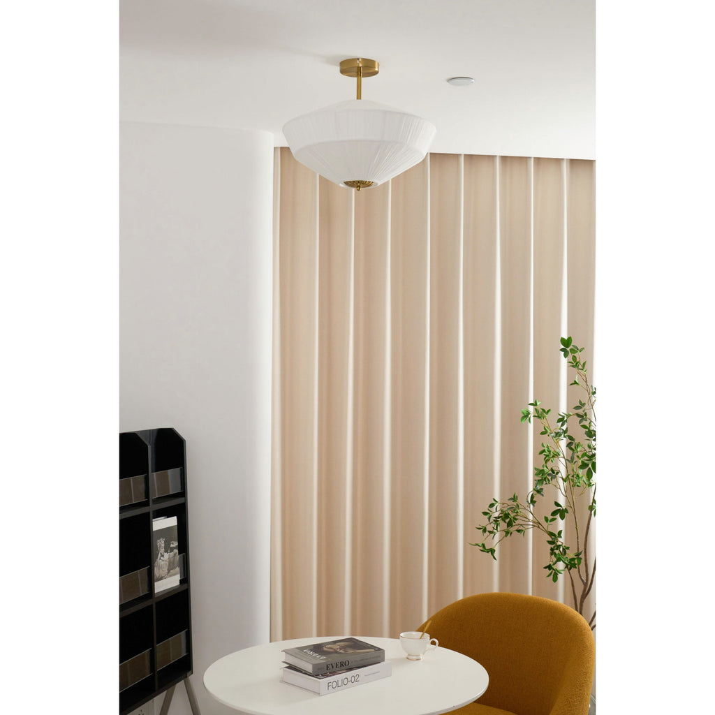 Lampada da soffitto a pieghe Stefanie