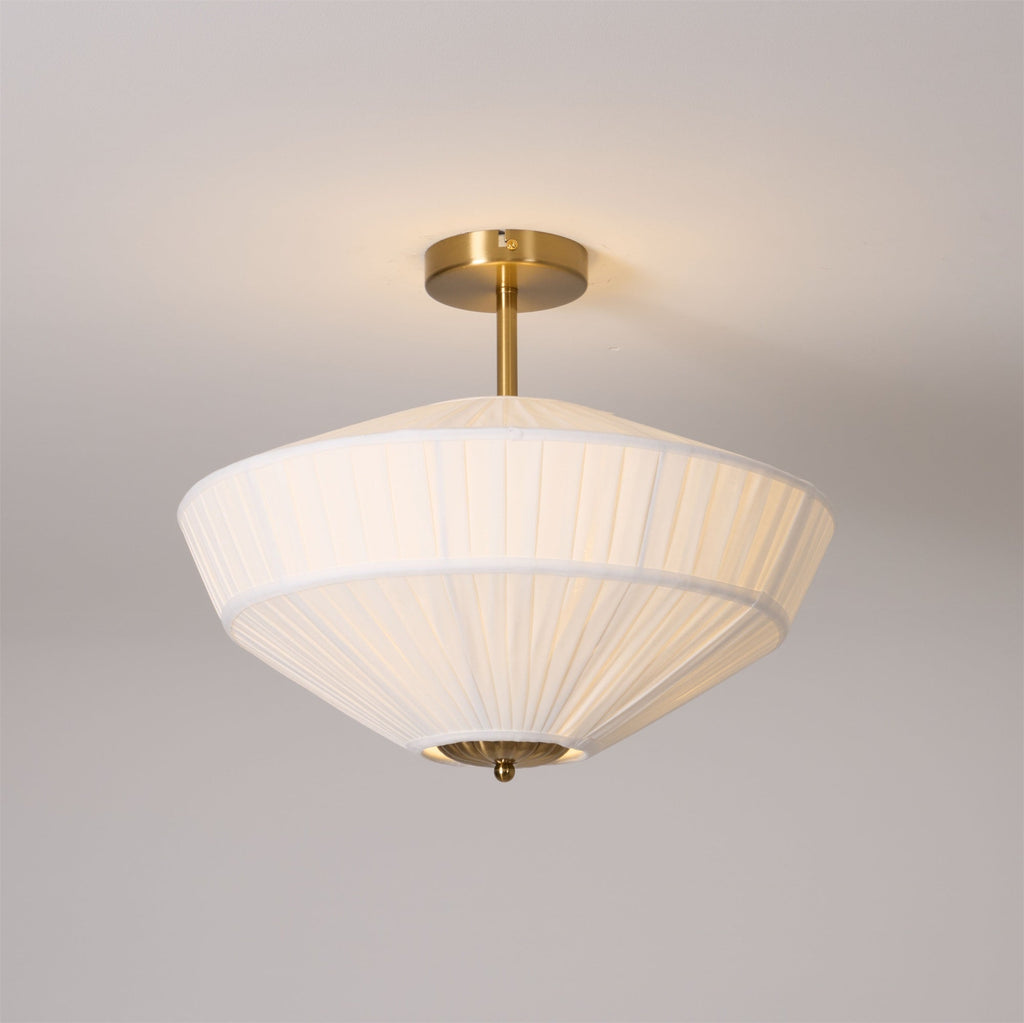 Lampada da soffitto a pieghe Stefanie