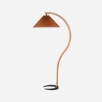 Lampada da terra – Legno – Beige – 150 cm – Design scandinavo per soggiorni e angoli lettura