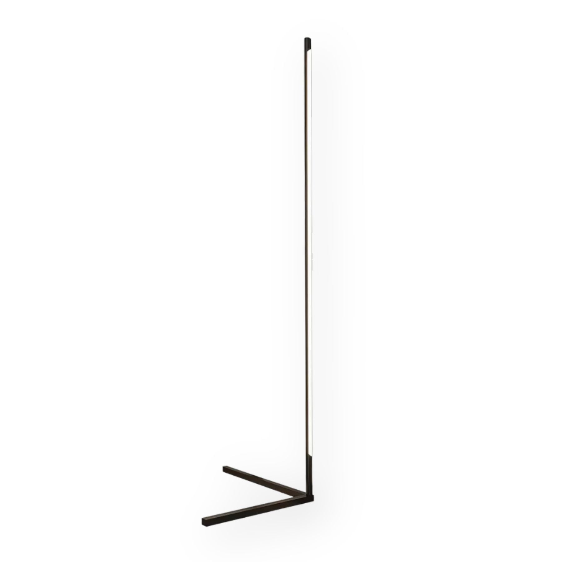 Lampada da terra – Nero opaco – Moderna – Illuminazione a LED – Minimalista – Ideale per il soggiorno