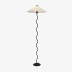 Lampada da terra – Metallo – Beige – 150 cm – Design moderno per soggiorno e camera da letto
