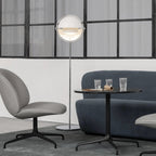 Lampada da terra – Metallo – Oro – 160 cm – Design moderno per soggiorno e illuminazione elegante
