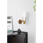 Lampada da Parete in Vetro Moderna Nordica Minimalista Vatalel