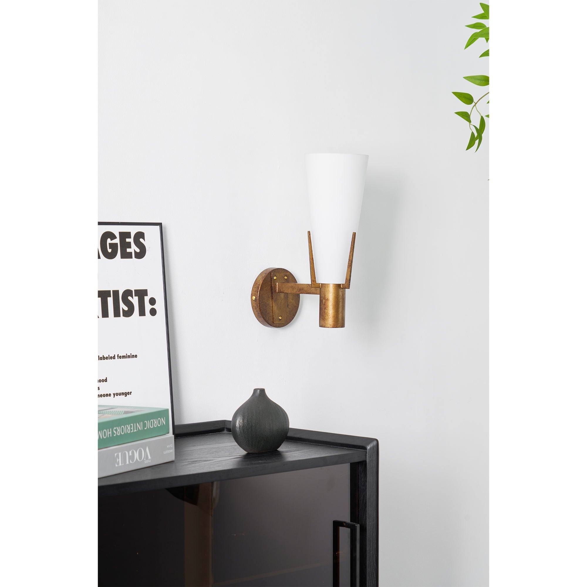 Lampada da Parete in Vetro Moderna Nordica Minimalista Vatalel