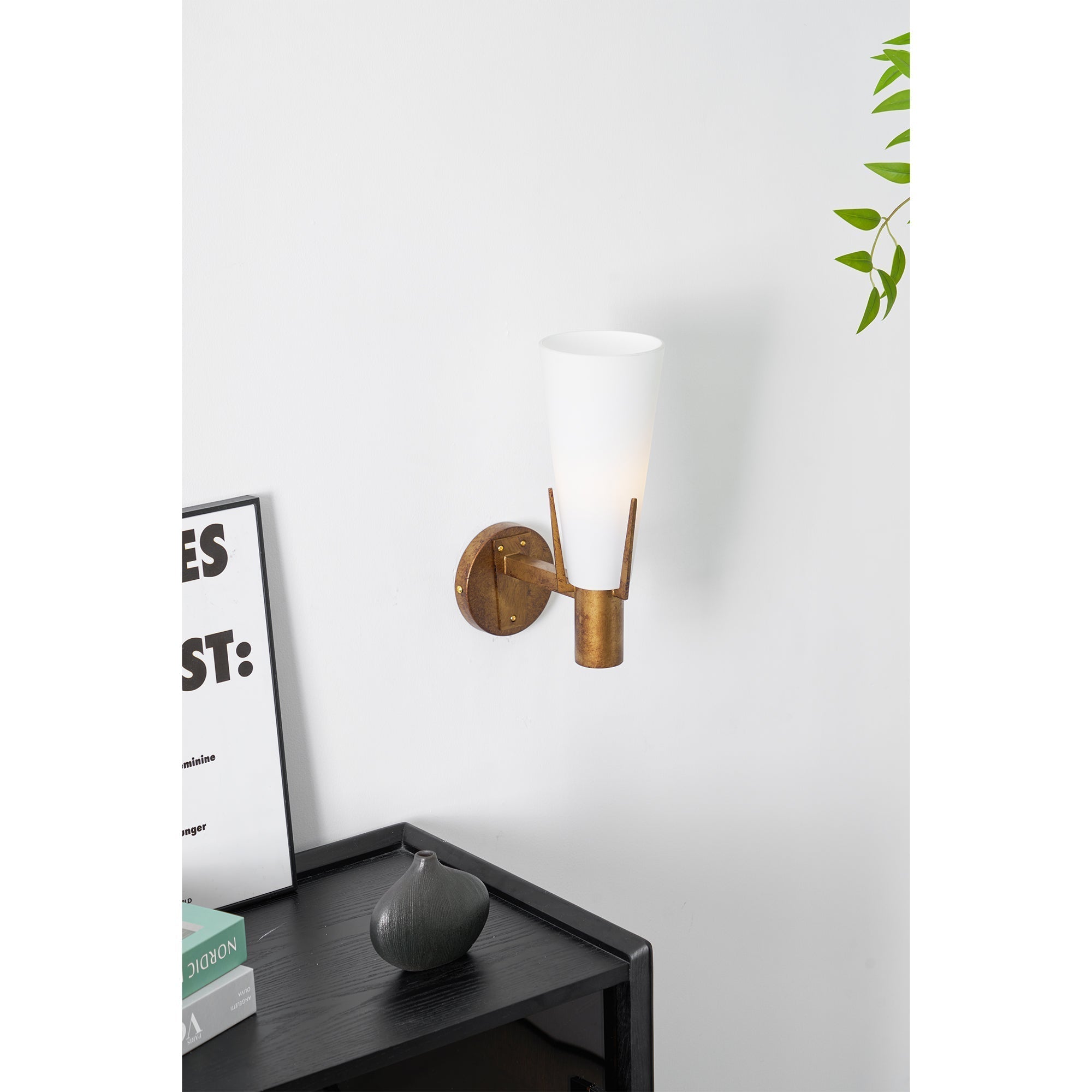Lampada da Parete in Vetro Moderna Nordica Minimalista Vatalel