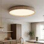 Lampada da soffitto rotonda in travertino ultra-sottile