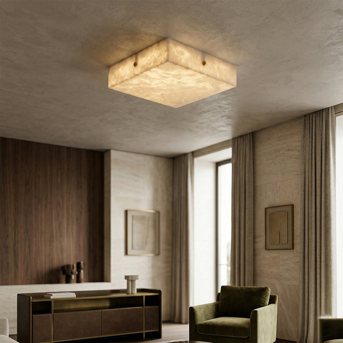 Lampada da soffitto Alabastro Flushmount