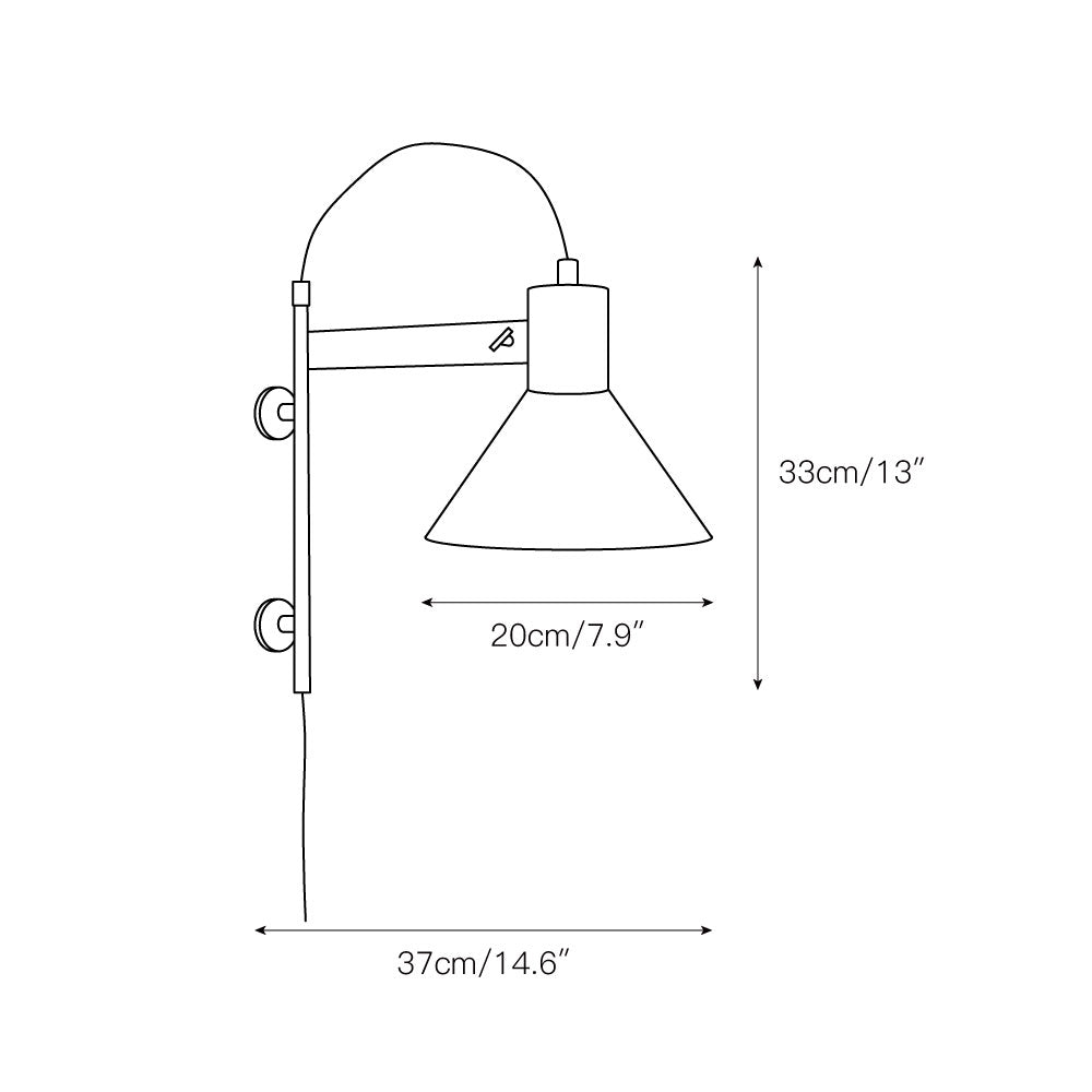 Lampada da parete Studio Plug-In