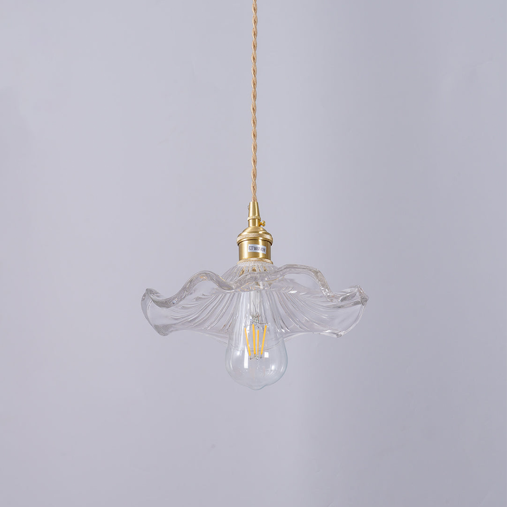 Lampada Elegante con Fiore di Ibisco