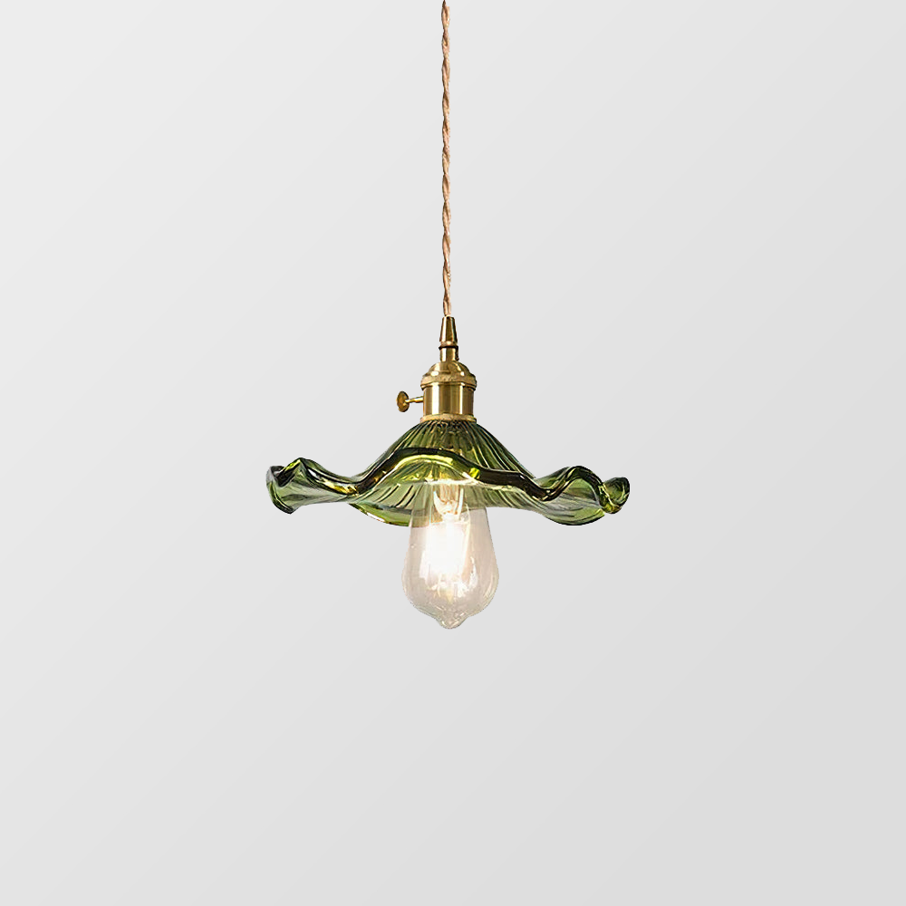 Lampada Elegante con Fiore di Ibisco