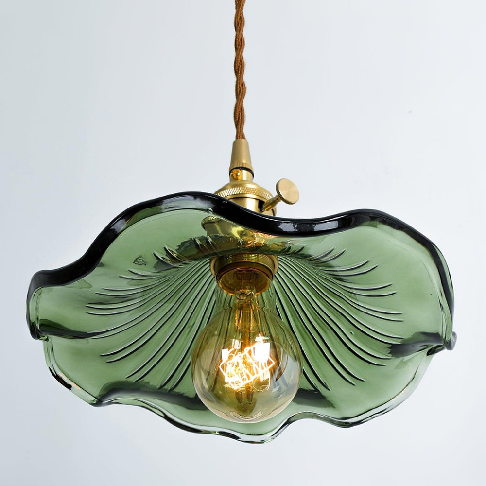 Lampada Elegante con Fiore di Ibisco