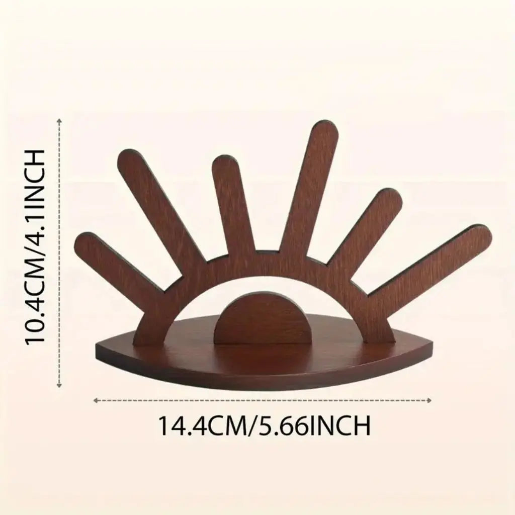 Portanelli in Legno a Forma di Sole