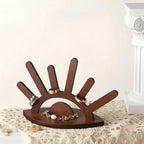 Portanelli in Legno a Forma di Sole