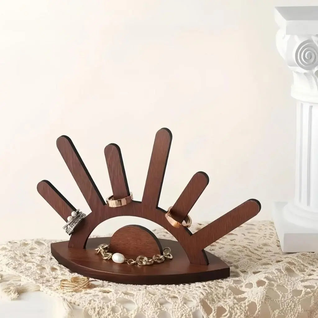 Portanelli in Legno a Forma di Sole