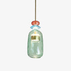 Design sospensione a LED in vetro colorato Illumy