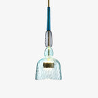 Design sospensione a LED in vetro colorato Illumy
