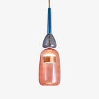 Design sospensione a LED in vetro colorato Illumy