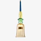 Design sospensione a LED in vetro colorato Illumy