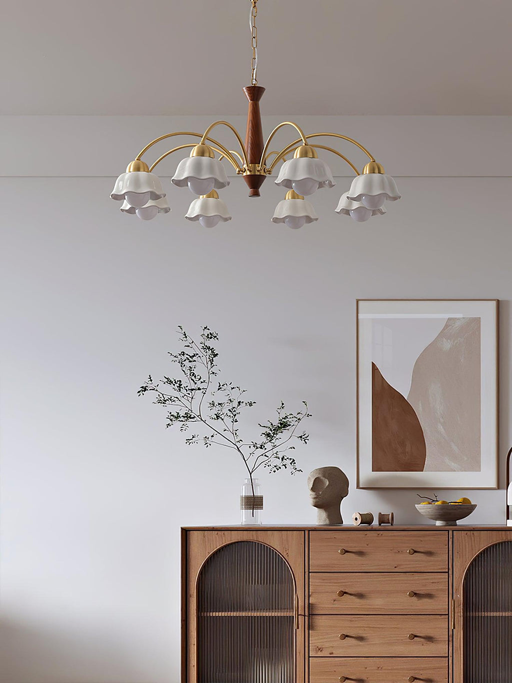 Candelabro d'Oro Svedese Moderno