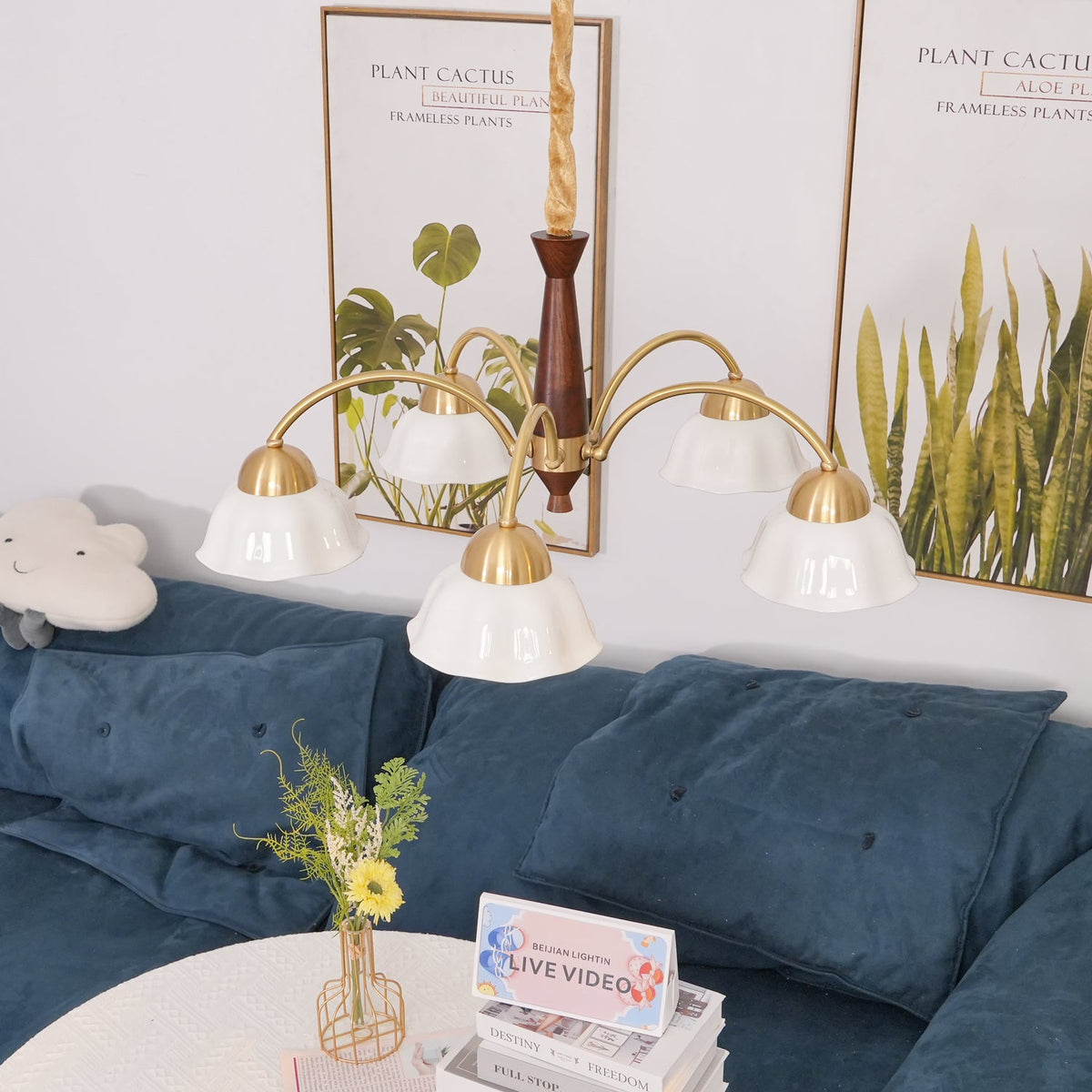 Candelabro d'Oro Svedese Moderno