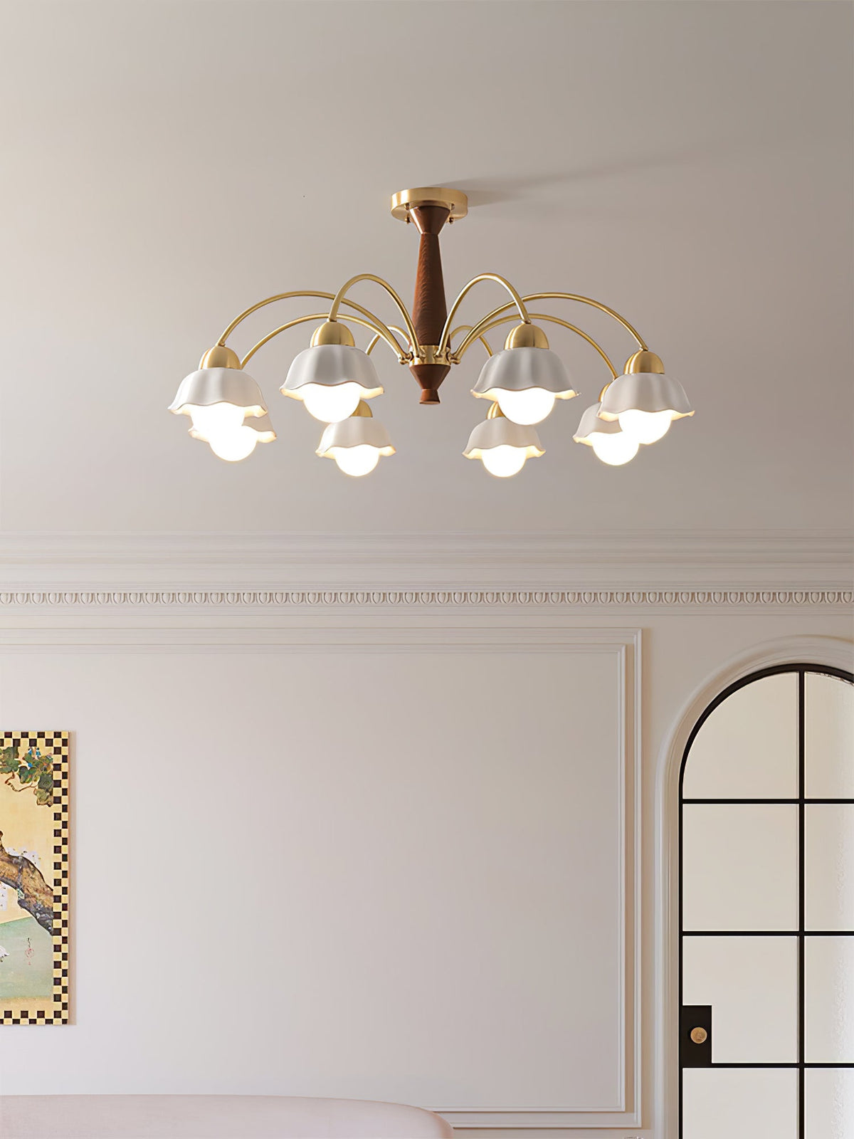 Candelabro d'Oro Svedese Moderno