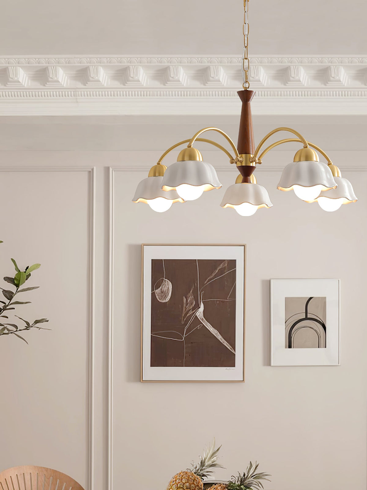 Candelabro d'Oro Svedese Moderno