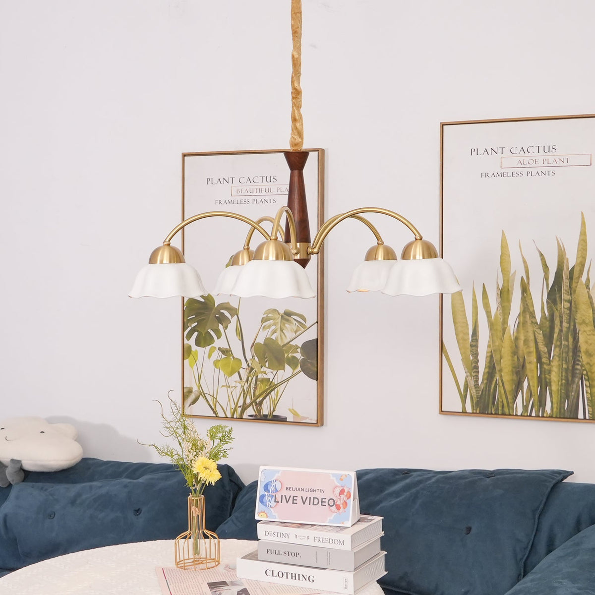 Candelabro d'Oro Svedese Moderno