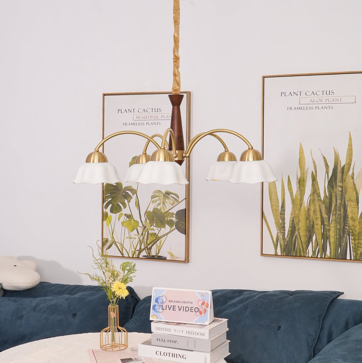 Candelabro d'Oro Svedese Moderno