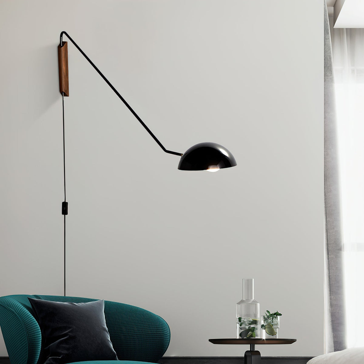 Lampada da Parete a Cupola Swing