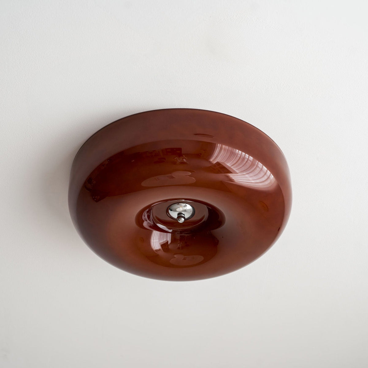 Lampada da soffitto in vetro Swirl