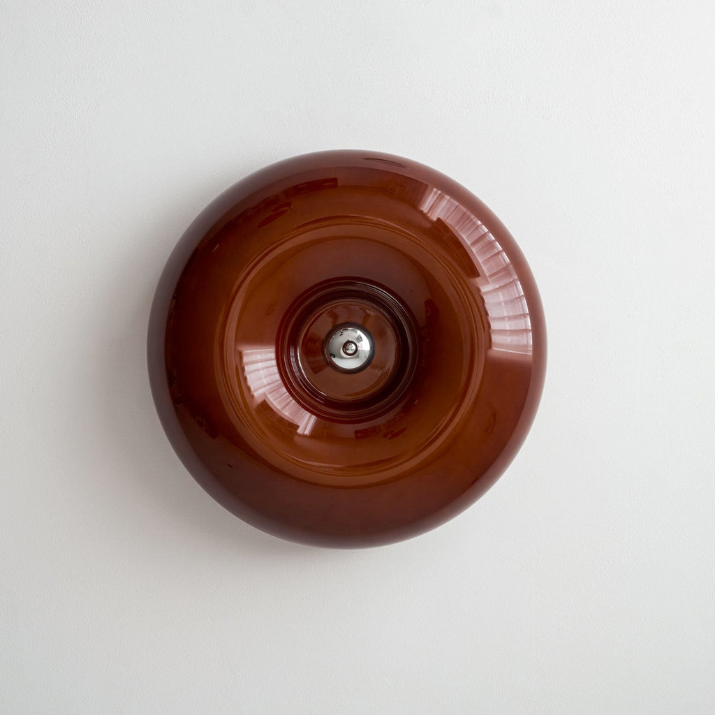 Lampada da soffitto in vetro Swirl