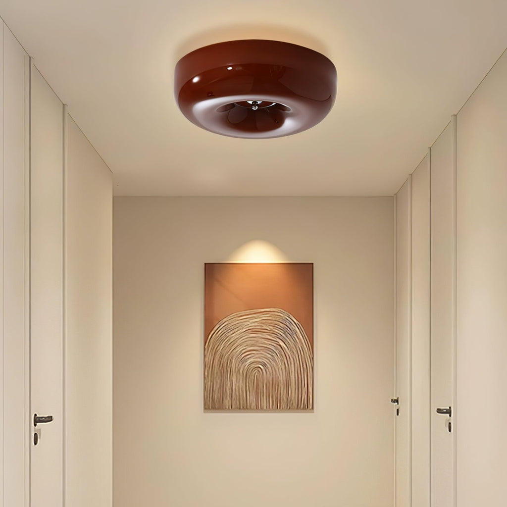 Lampada da soffitto in vetro Swirl