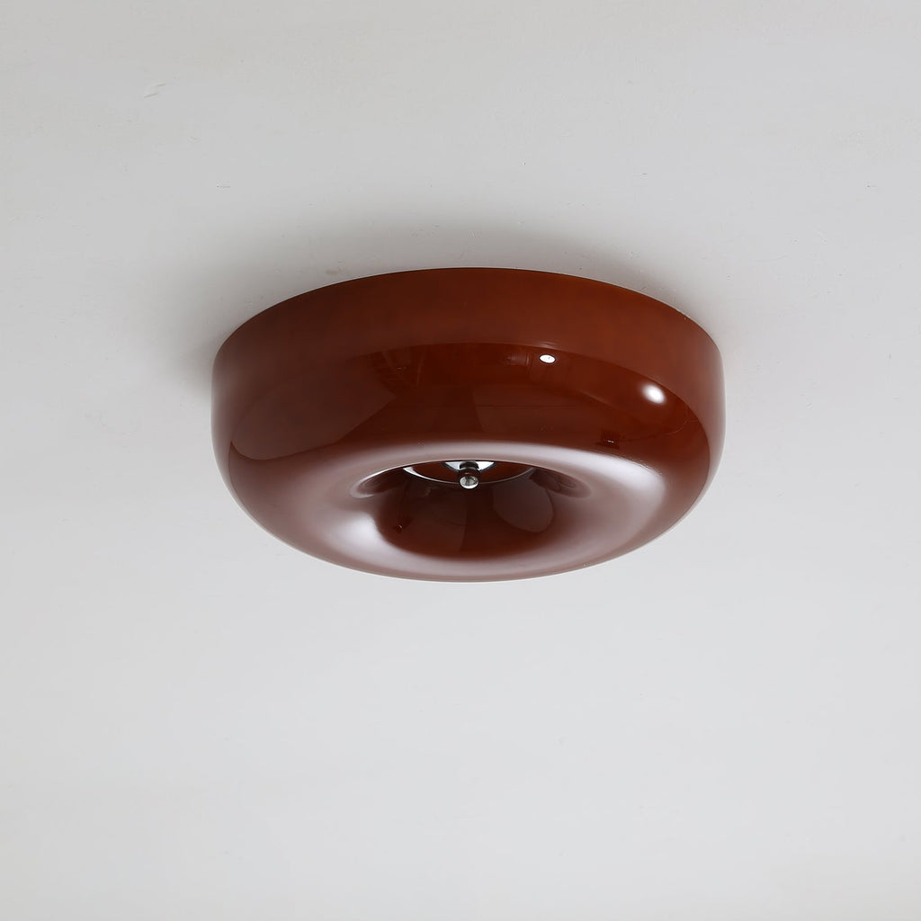 Lampada da soffitto in vetro Swirl