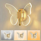 ButterflyGlow - Lampada a parete LED moderna per spazi abitativi eleganti