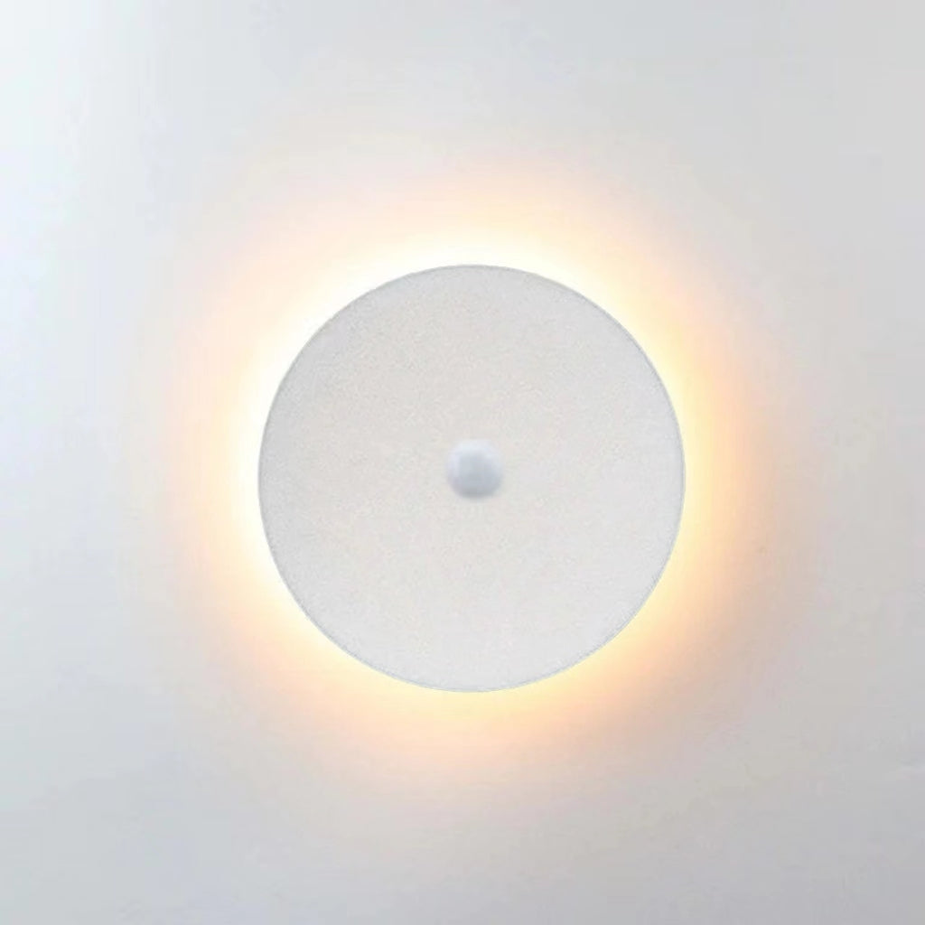 Klyne Minimalist Lampada da Parete Esterno Rotonda/Quadrata LED, Nera/Bianca