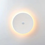 Klyne Minimalist Lampada da Parete Esterno Rotonda/Quadrata LED, Nera/Bianca