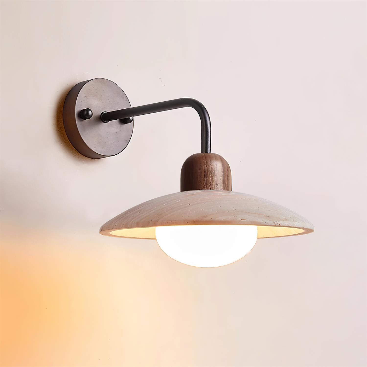 Lampada da Parete Talo – Travertino – Naturale – scandinavo-moderno