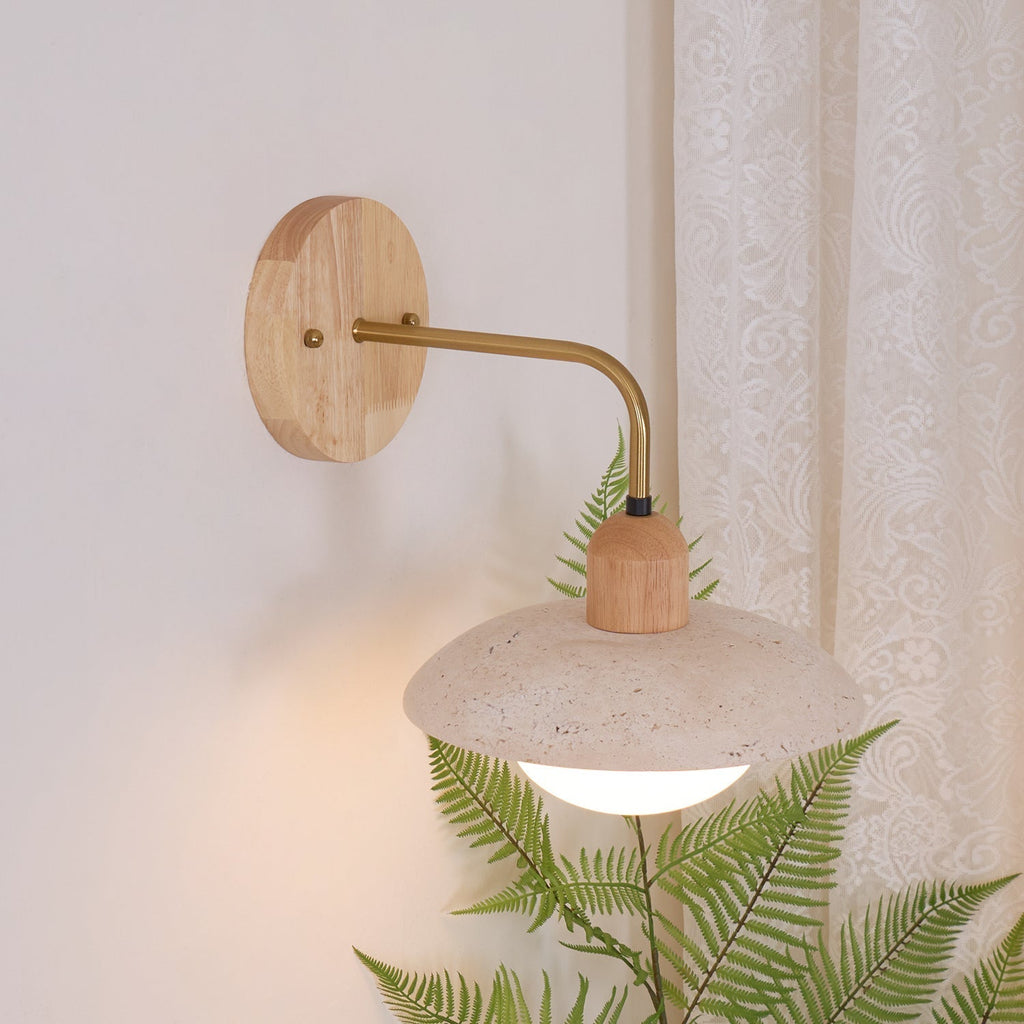 Lampada da Parete Talo – Travertino – Naturale – scandinavo-moderno