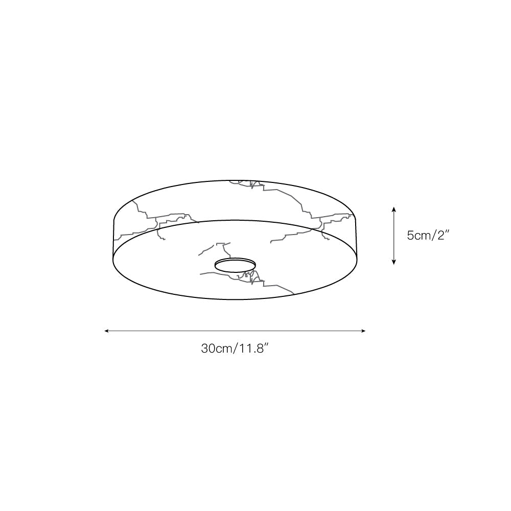 Lampada da soffitto Tamoor Alabastro