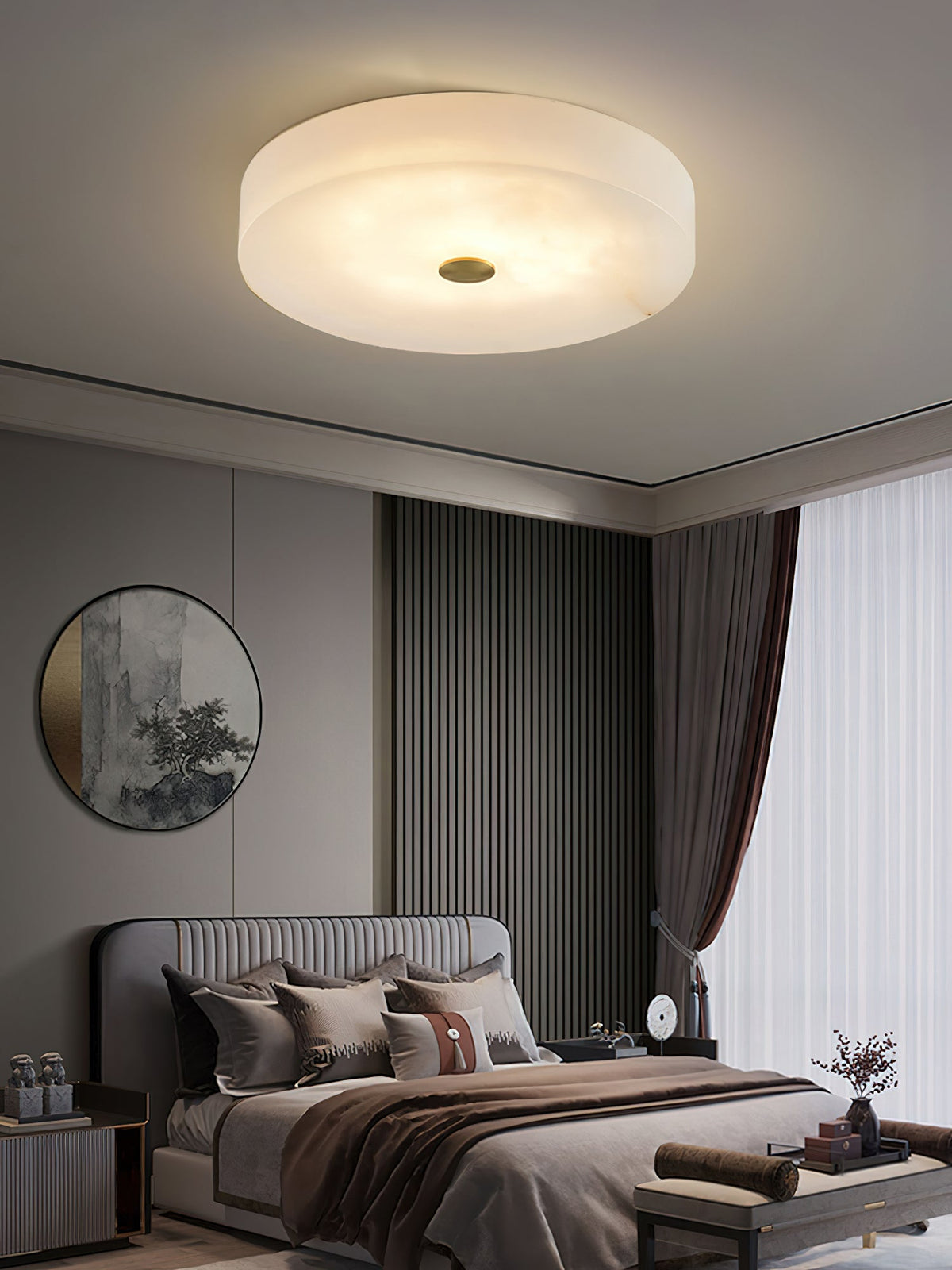 Lampada da soffitto Tamoor Alabastro