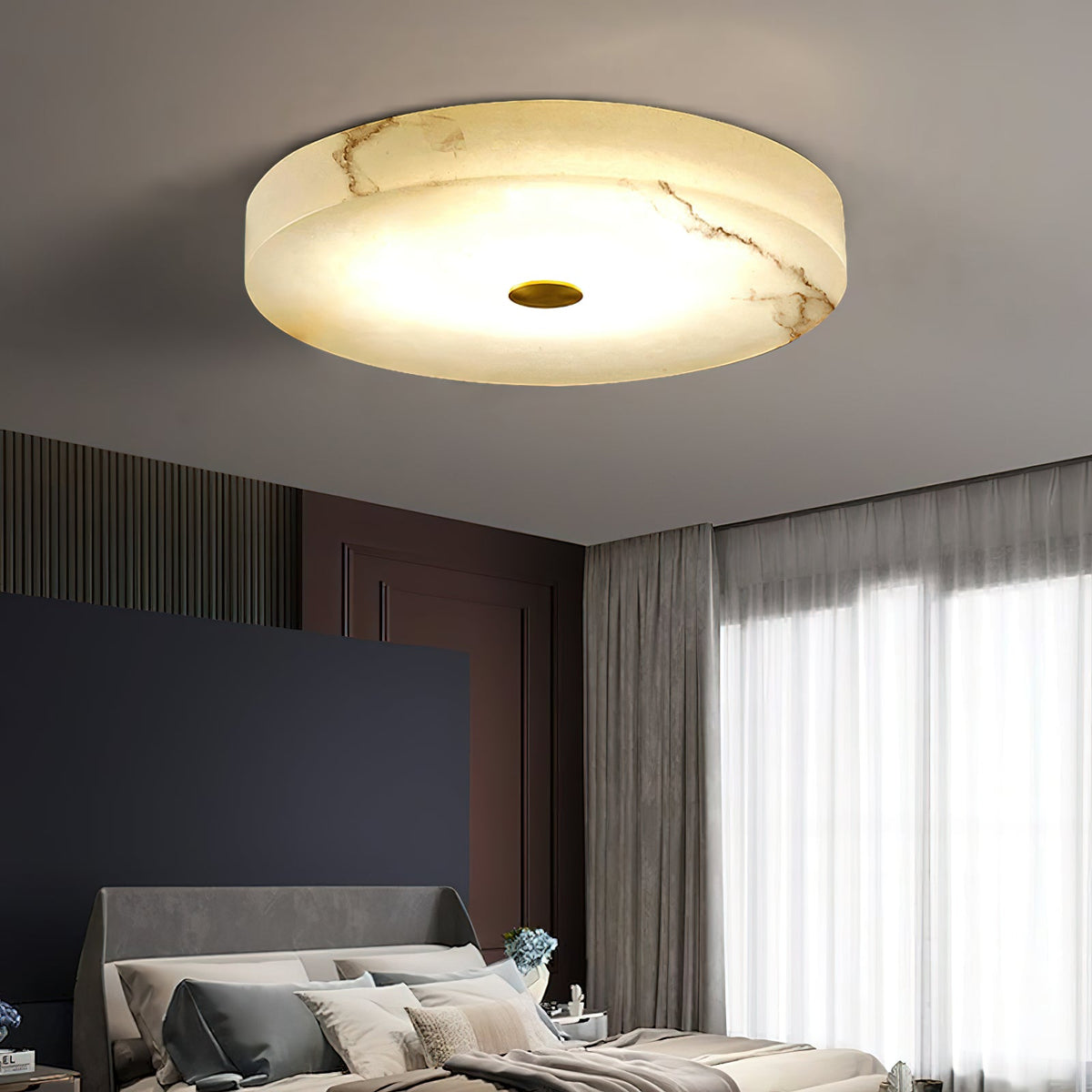 Lampada da soffitto Tamoor Alabastro