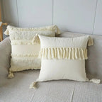 Collezione di Federe con Frange a Nido d'Ape Boho