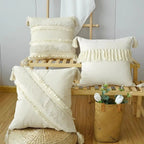 Collezione di Federe con Frange a Nido d'Ape Boho