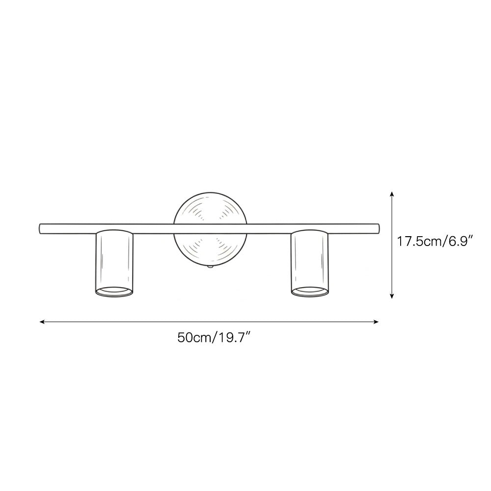 Lampada da parete/soffitto regolabile Taylor